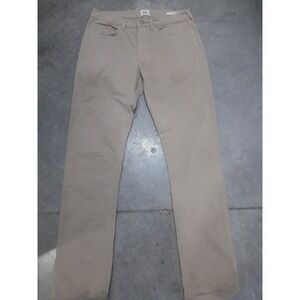 Huckberry Flint and Tinder Pants Mens 30X31 Beige Slim 5 Pocket  (Tag 31x32)